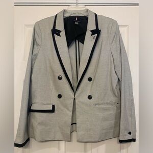 New Tommy Hilfiger Women’s Black & White Size 16 Blazer.      2876